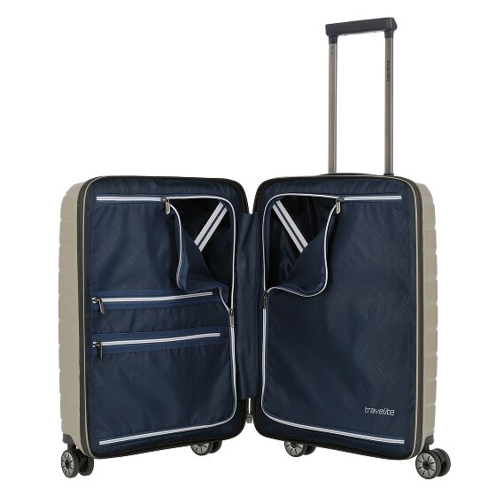 Travelite Air Base 4 ruote Carrello della cabina 55 cm Scomparto per laptop
