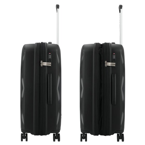 Gabol Infinity 4 ruote Carrello 66 cm con piega di espansione