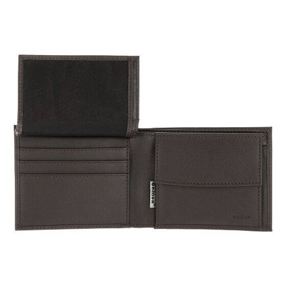 oxmox Leather Portafoglio Protezione RFID Vera Pelle 10 cm