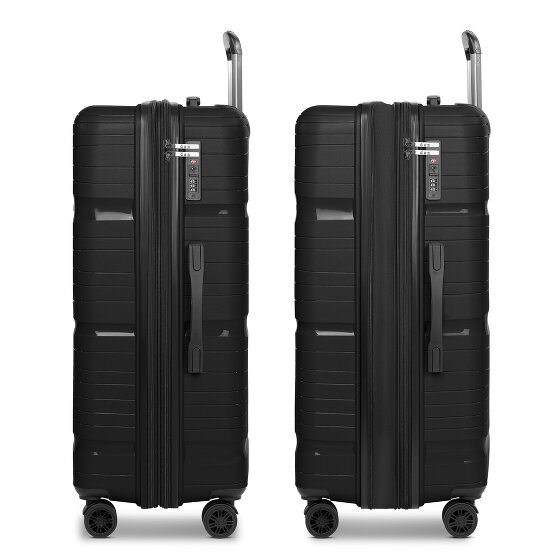 d&n Travel Line 4300-Plus 4 ruote Carrello L 76 cm con piega di espansione
