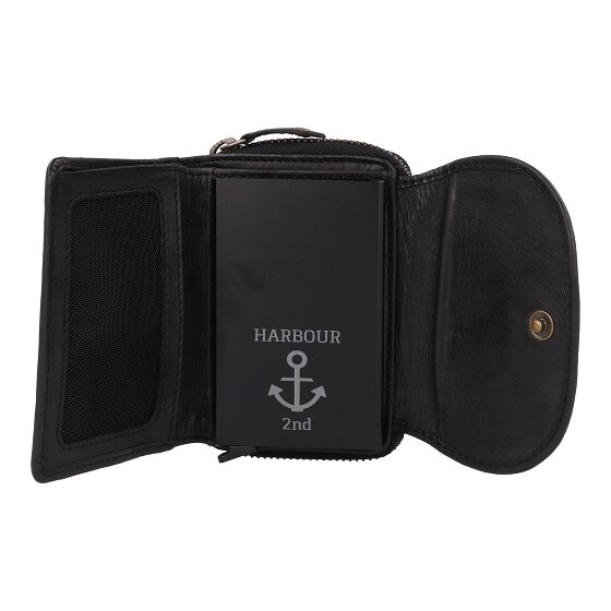 Harbour 2nd Maeve Portafoglio Protezione RFID Vera Pelle 9 cm