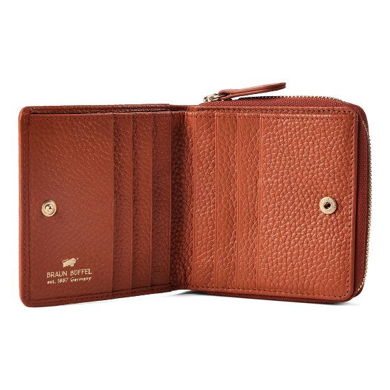 Braun Büffel Asti Portafoglio Protezione RFID Vera Pelle 10 cm