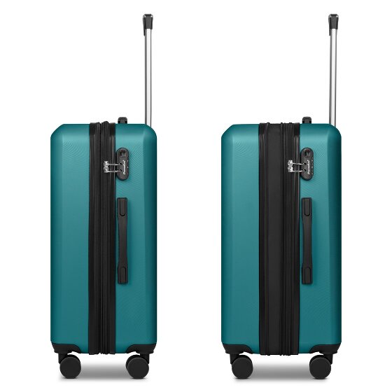 Check.In Paradise 2.0 4 ruote Set di valigie 3 pezzi con piega di espansione