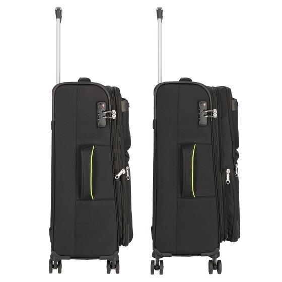 d&n Travel Line 6704 4 ruote Set di valigie 3 pezzi