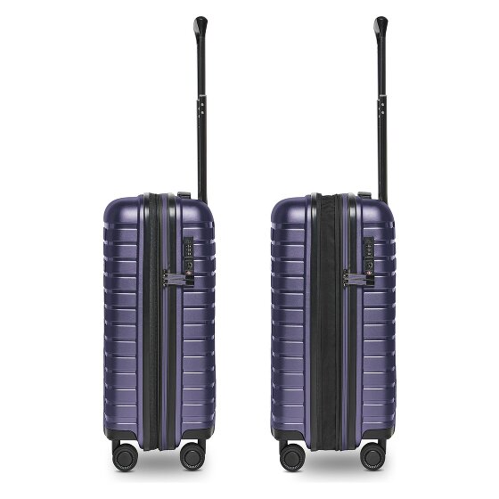 Pactastic Collection 04 THE CABIN + 4 ruote Trolley cabina S 55 cm espandibile