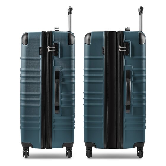Wenger Amplar Evo 4 ruote Set di valigie 3 pezzi con piega di espansione