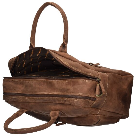 Greenburry Cartella vintage in pelle 40 cm con scomparto per computer portatile
