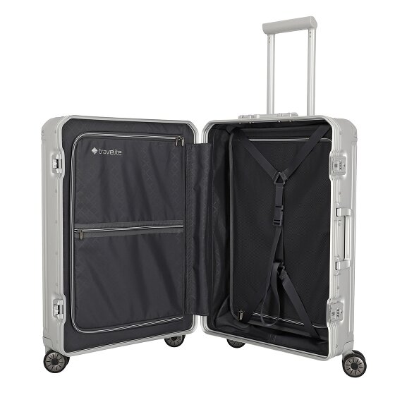 Travelite Carrello Next a 4 ruote in alluminio, 67 cm