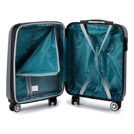 Benzi 5493 4 ruote Carrello della cabina S 53 cm con piega di espansione