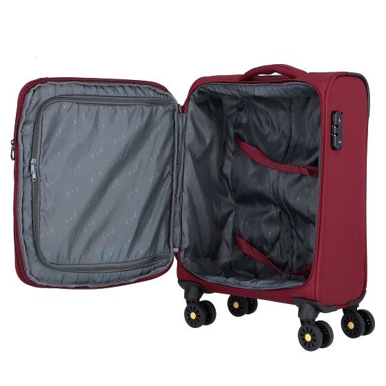 d&n Travel Line 9704 4 ruote Carrello della cabina S 55 cm con piega di espansione