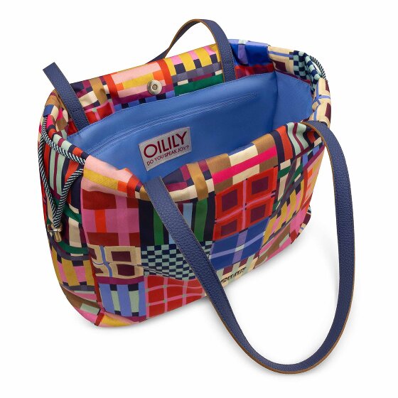 Oilily Tartan Tape Skar Borsa shopper 36 cm