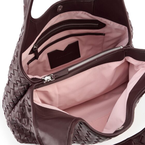 LES VISIONNAIRES Paz Weave Silky Borsa a spalla Vera Pelle 42 cm