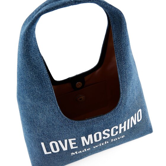 Love Moschino Denim Signature Love Borsa a tracolla 34 cm