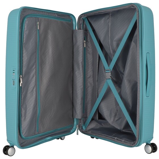 American Tourister Soundbox 4 ruote Carrello 77 cm con piega di espansione