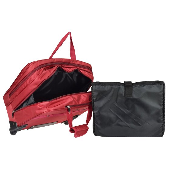 Dermata 2 ruote Trolley business 37 cm Vano porta PC