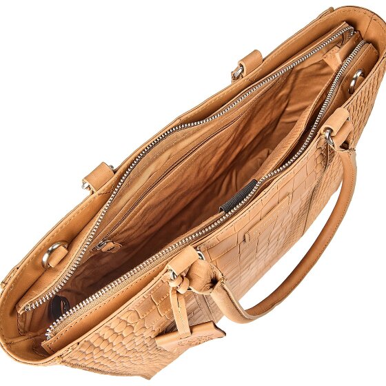 Burkely Cool Colbie Borsa shopper Vera Pelle 35 cm Vano porta PC