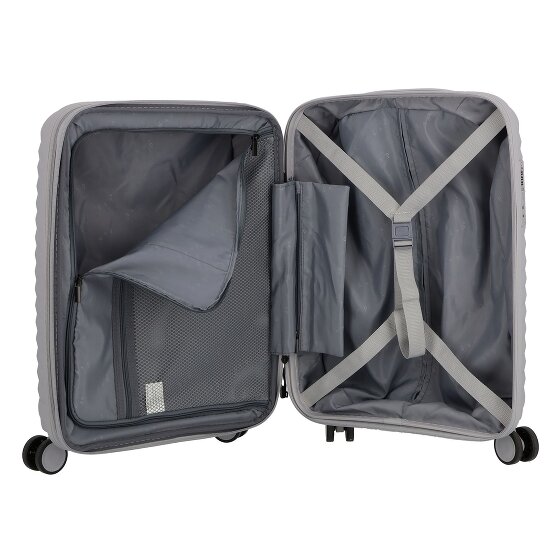 d&n Travel Line 4500 4 ruote Carrello della cabina S 55 cm con piega di espansione