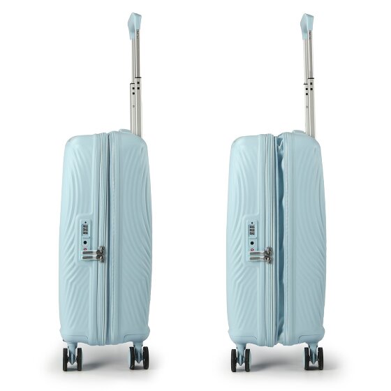 American Tourister Mickey Magic 4 ruote Carrello della cabina 55 cm con piega di espansione