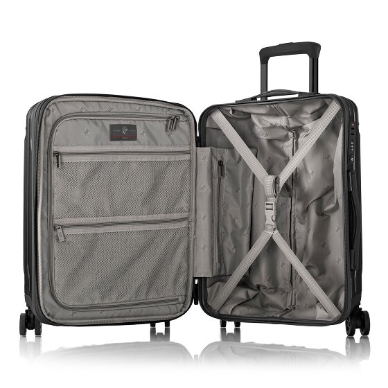 Heys Xtrak 4 ruote Carrello della cabina S 55 cm con piega di espansione