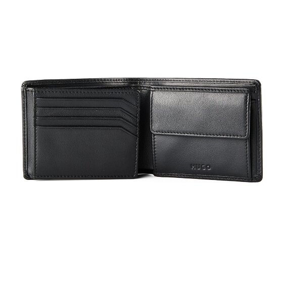 Hugo Portafoglio Trifold Subway in pelle 11 cm