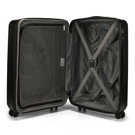 American Tourister Aerojoy 4 ruote Set di valigie 3 pezzi con piega di espansione