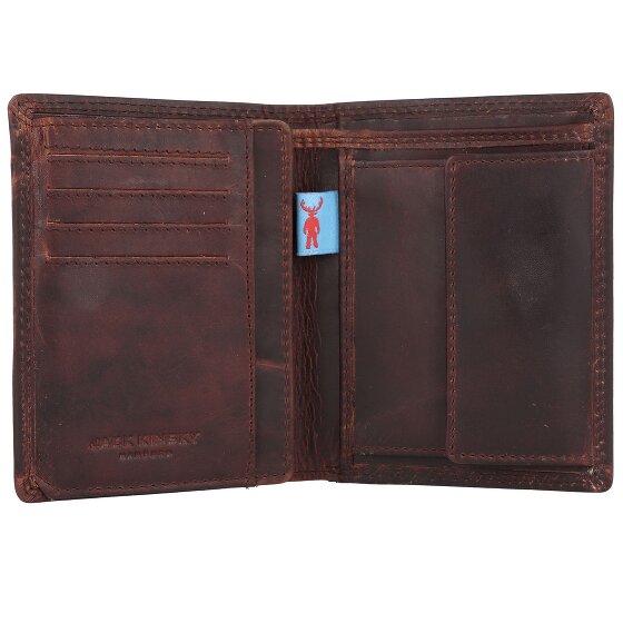 Jack Kinsky Monterey 102 Portafoglio Protezione RFID Pelle 9.5 cm