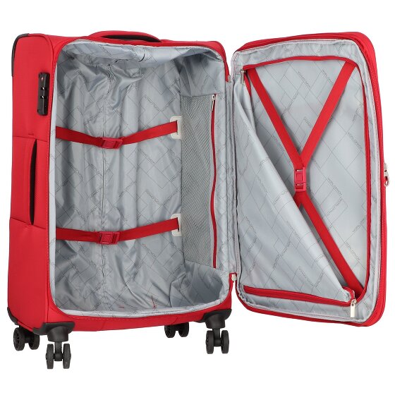 Worldpack Dublin 4 ruote Set di valigie 3 pezzi con piega di espansione