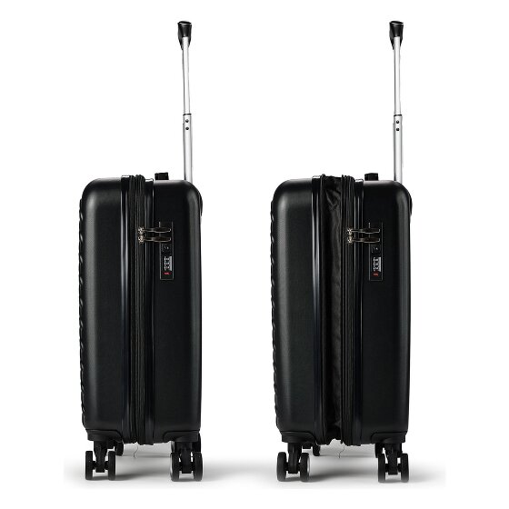 Benzi 5823 4 ruote Trolley cabina S 53 cm espandibile