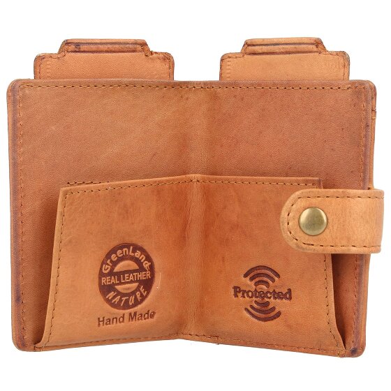 Greenland Nature Custodia per carte di credito Nature in pelle 8 cm