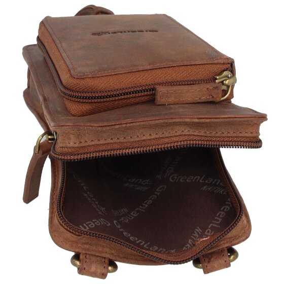 Greenland Nature Montenegro Borsa portacellulare in pelle 22 cm