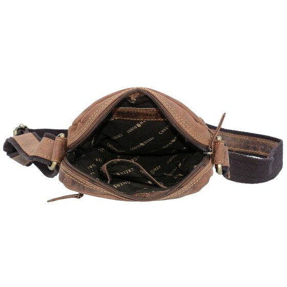 Greenburry Borsa a tracolla vintage in pelle 20 cm