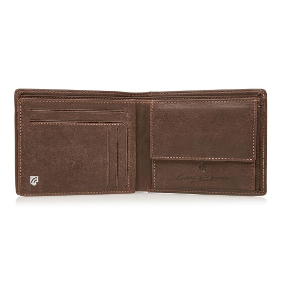 Castelijn & Beerens Portafoglio Protezione RFID Vera Pelle 11.5 cm