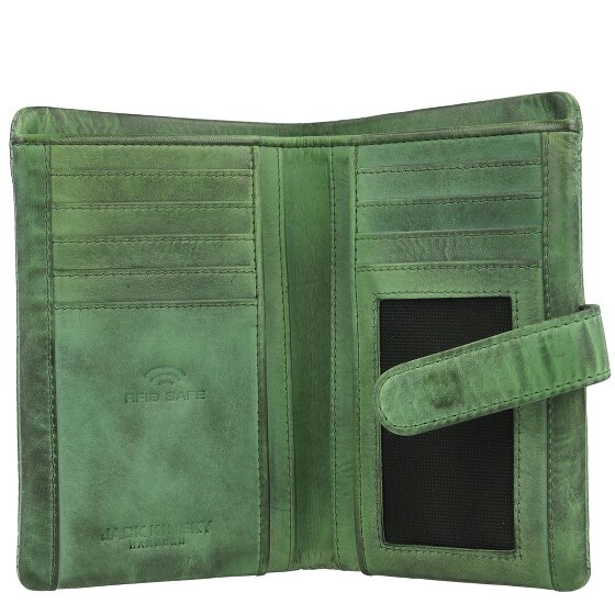 Jack Kinsky Portafoglio Nelson RFID in pelle 9,5 cm