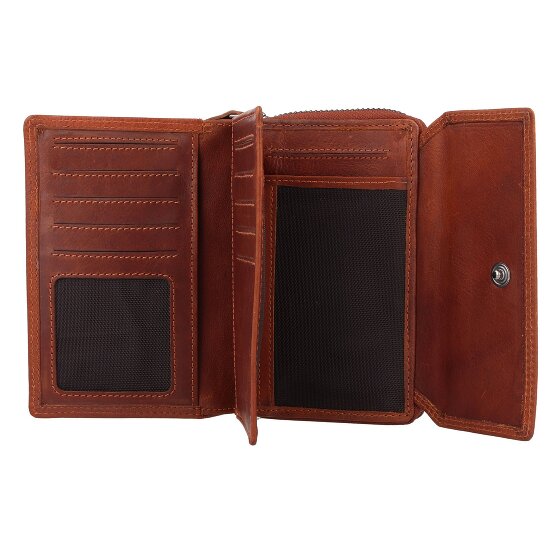 Jack Kinsky Portafoglio Protezione RFID Pelle 13.5 cm