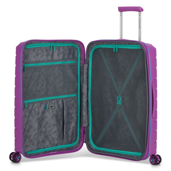 Roncato B-Flying 4 ruote Set di valigie 2 pezzi con piega di espansione