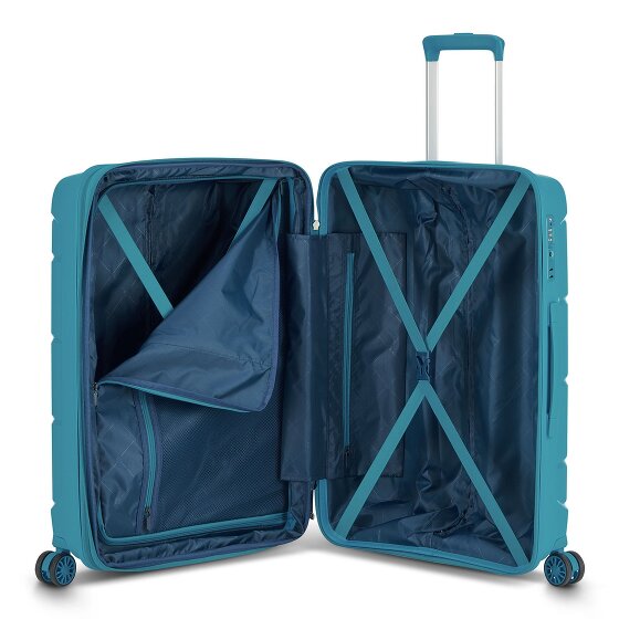 MODO by Roncato Starlight 3.0 4 ruote Set di valigie 2 pezzi con piega di espansione