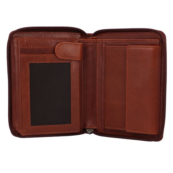 Greenburry Vintage Portafoglio Protezione RFID Pelle 12.5 cm