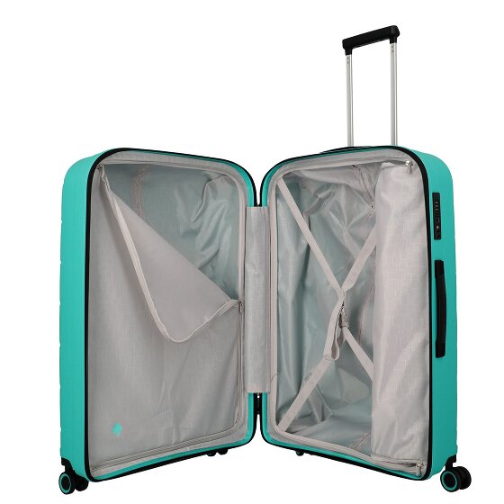 Travelite Burano 4 ruote Set di valigie 3 pezzi con piega di espansione