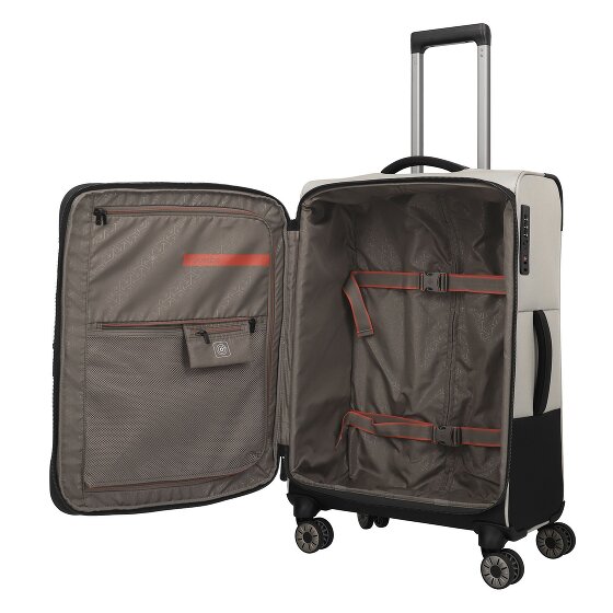 Travelite Crosslite 5.0 4 ruote Carrello M 66 cm con piega di espansione