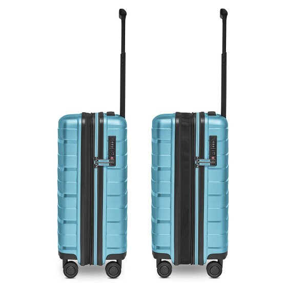 Bergpfeil Carrello da viaggio a 4 ruote per cabina S 55 cm con piega ad espansione