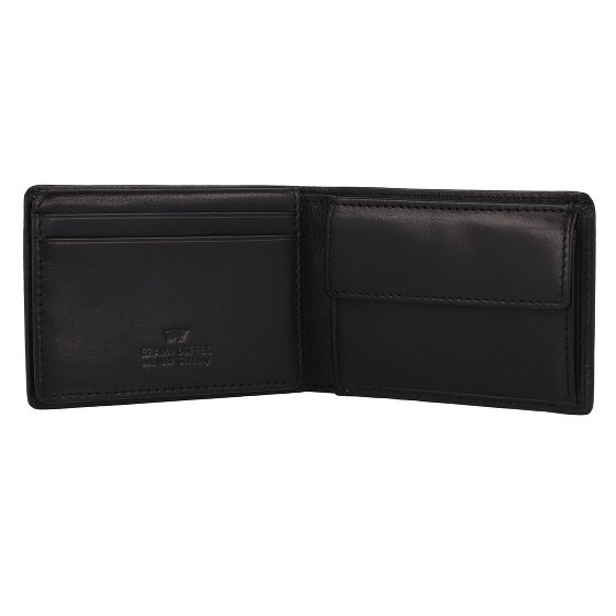Braun Büffel Arezzo Portafoglio Protezione RFID Pelle 10.5 cm