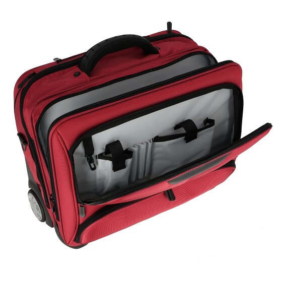 Dermata 2 ruote Carrello business 41 cm Scomparto per laptop