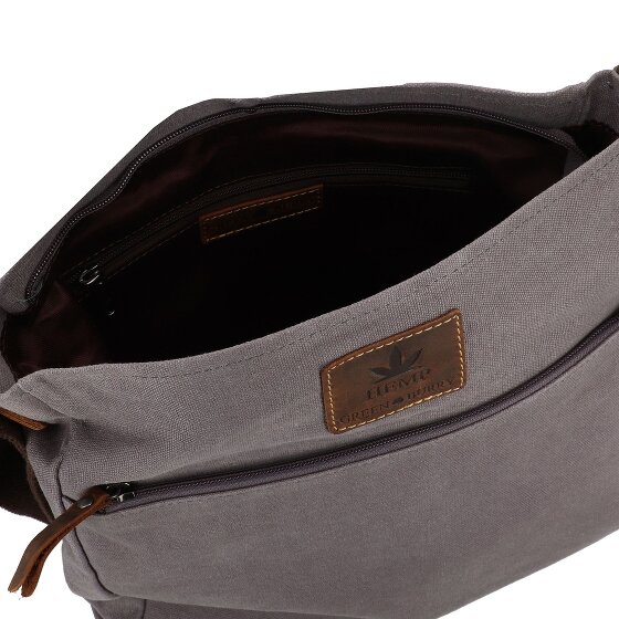 Greenburry Borsa a tracolla in canapa vintage 29 cm
