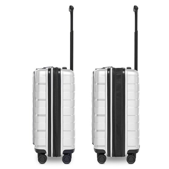 Bergpfeil Travel 4 ruote Carrello della cabina 55 cm Scomparto per laptop con piega di espansione