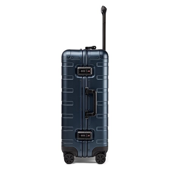 Redolz Set di valigie in alluminio a 4 ruote Pro S+L
