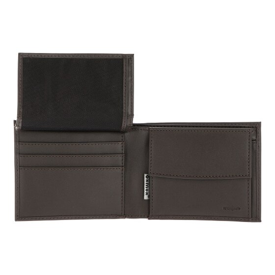 oxmox Leather Portafoglio Protezione RFID Vera Pelle 10 cm