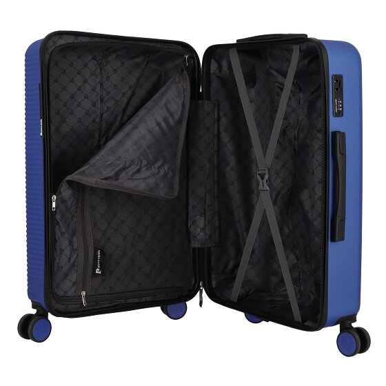 pierre cardin 4 ruote Set di valigie 3 pezzi