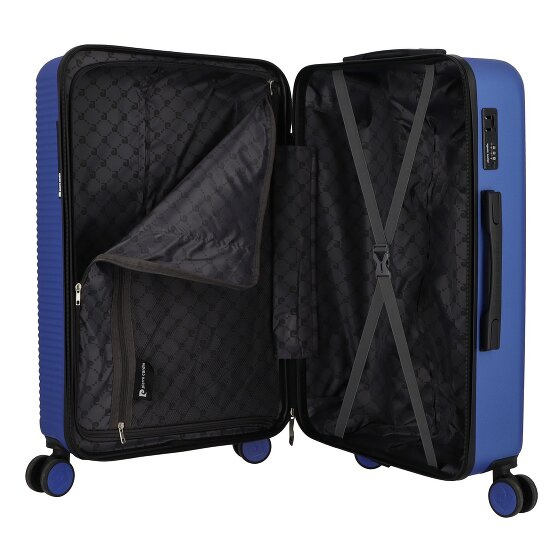 pierre cardin 4 ruote Set di valigie 3 pezzi