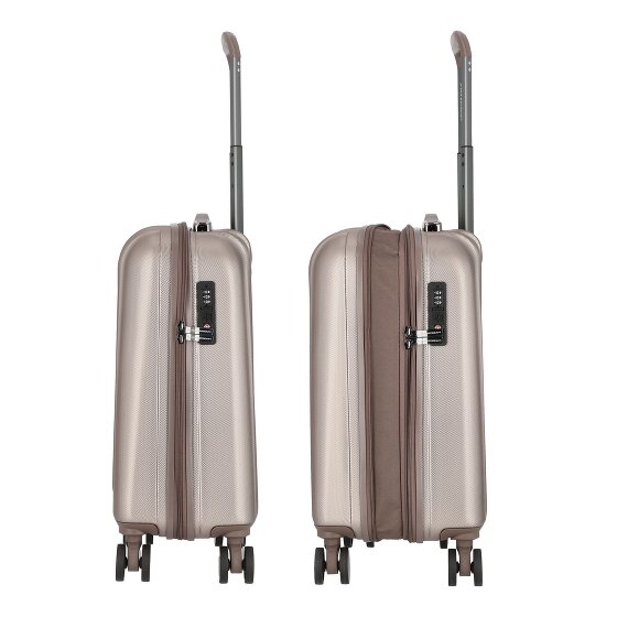 Polestream Moonrock 4 ruote Carrello della cabina 55 cm con piega di espansione