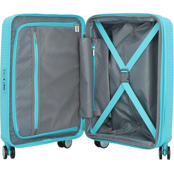 American Tourister Soundbox Carrello cabina a 4 ruote 55 cm